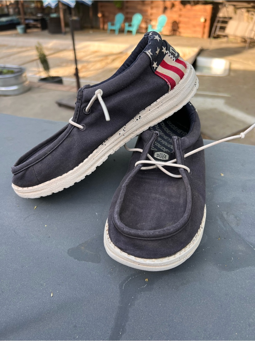 Hey Dude Youth Wally Americana 
Size 4